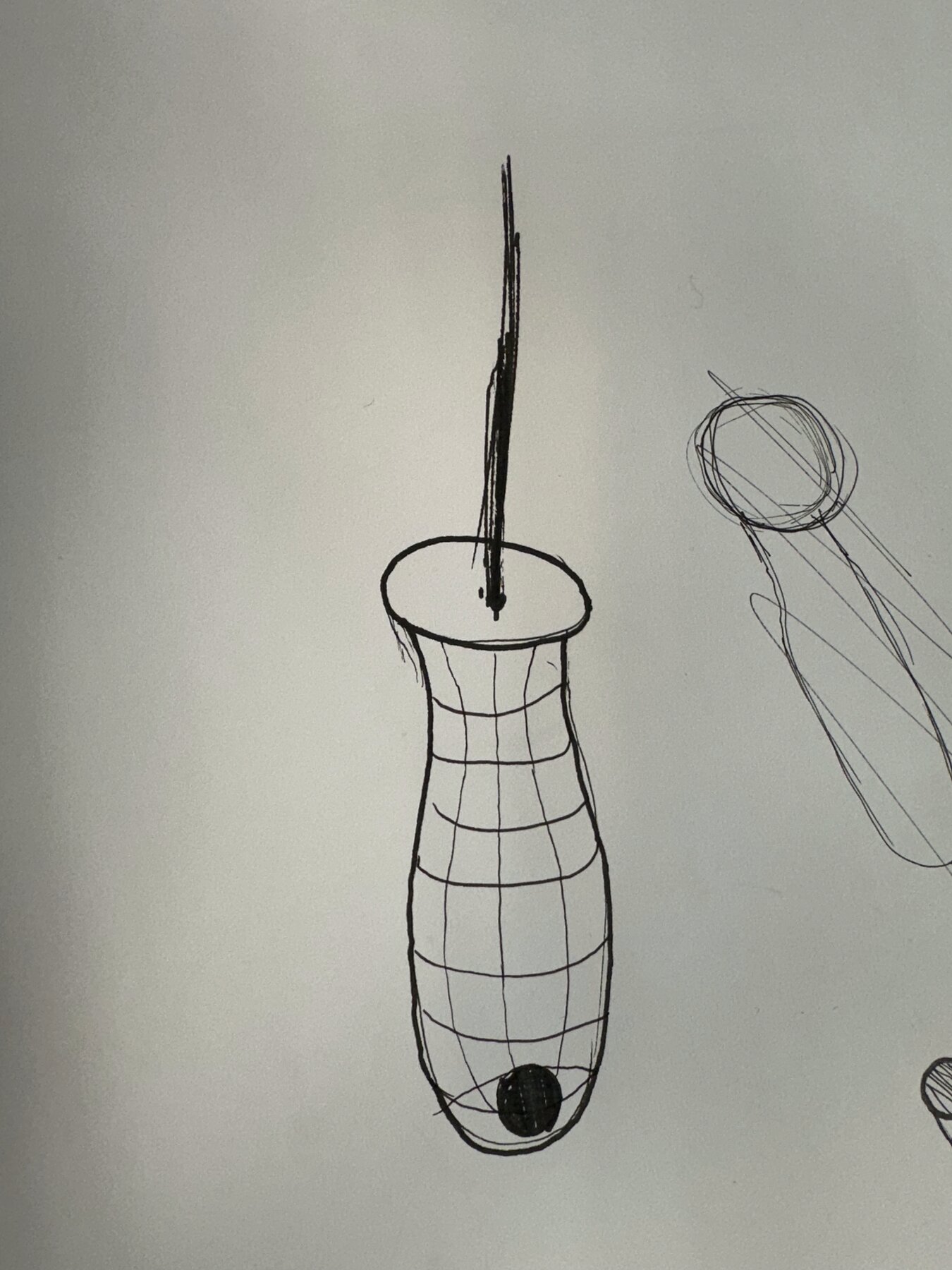 Silhouette sketch of a screwdriver